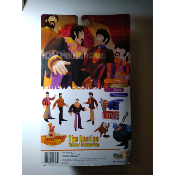 The Beatles Yellow Submarine George Harrison Action Figure 1999 & Sub Mod Groovy - Picture 6 of 9